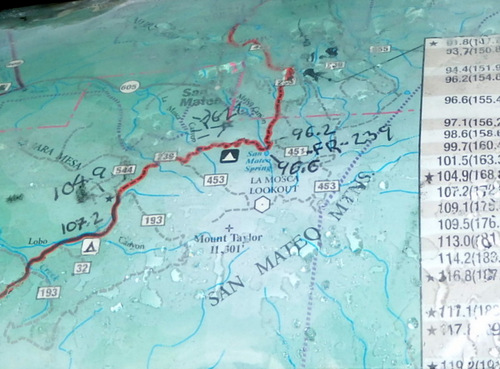 GDMBR: These images show how we mark the map for navigation and planning.